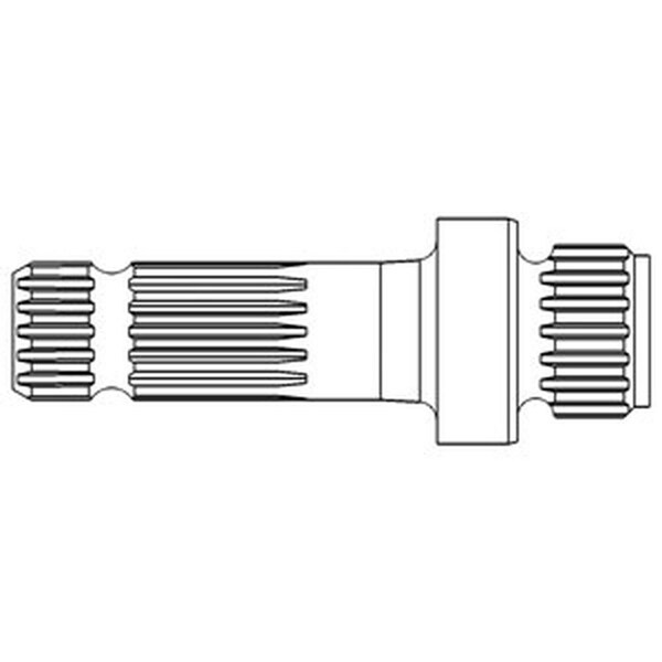 Aftermarket 5171356 New PTO Output Shaft Fits CaseIH Tractor Models 4835 5635 JX100U Plus E7NNB728BA - main